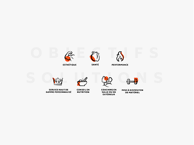 Fitness icons crossfit fitness icon outline picto ui