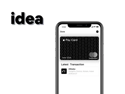 Dribbble apple dribbbleworld idea pay ui 信用卡 设计