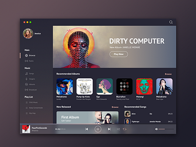 Music Player album desktop music player taipei taiwan ui