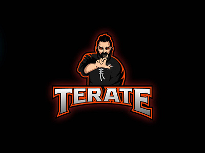 PSHT TERATE ESPORT LOGO cartoon design esport logo gaming logo logo design mascot logo twitch logo youtube logo