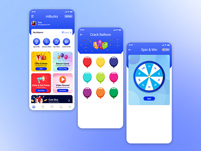 mBucks Game App UI