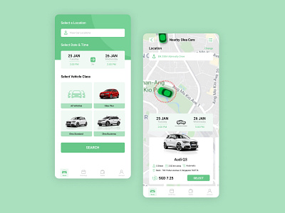 Car Rental App UI Design adobe xd app application car rental app design figma illustration logo typography ui ui design user experience