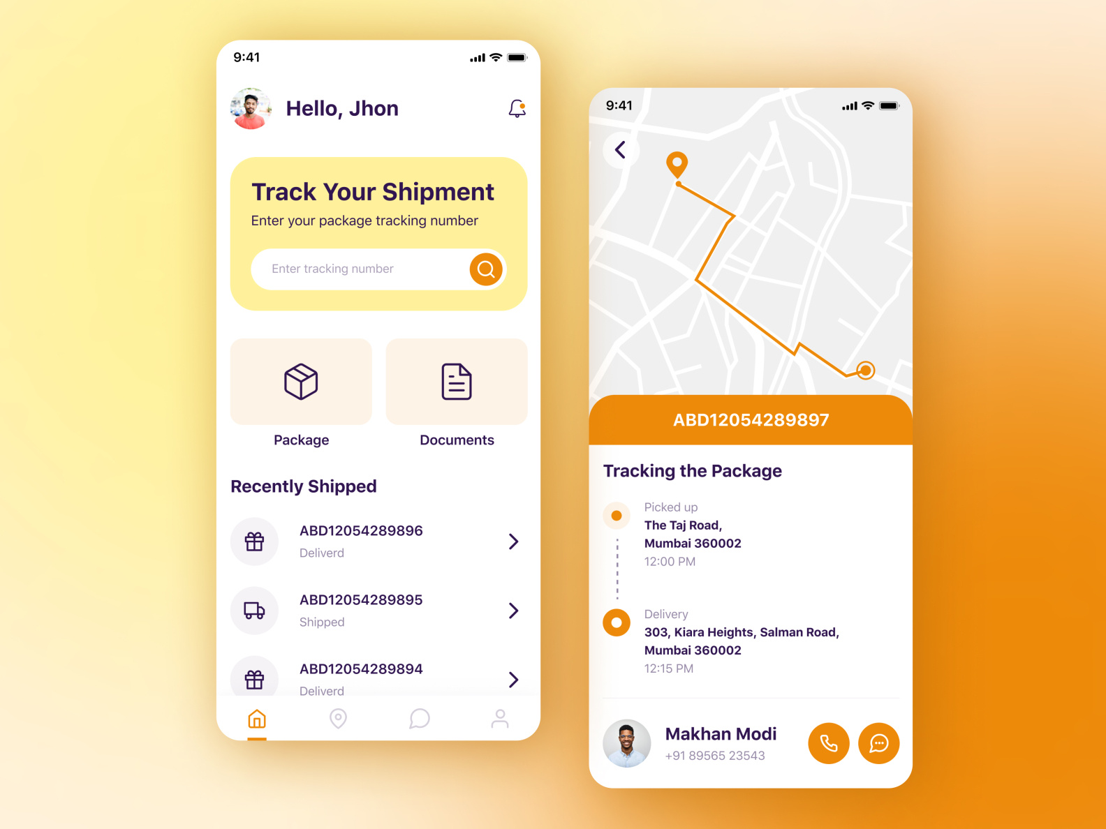 Daily UI 020 Location Tracker by Jatin Dobariya on Dribbble