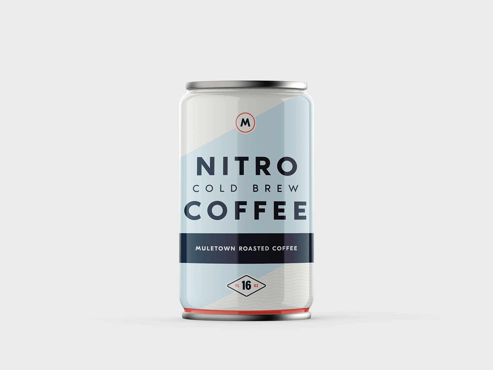 Muletown Coffee - Nitro Coffee Can Concept beverage coffee concept southern