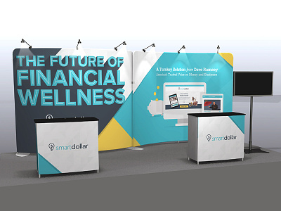 smartdollar booth booth branding conference dollar financial financial wellness marketing smart smartdollar trade show vector wellness