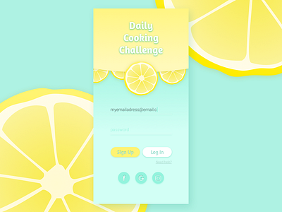 Daily UI #1 Sign Up