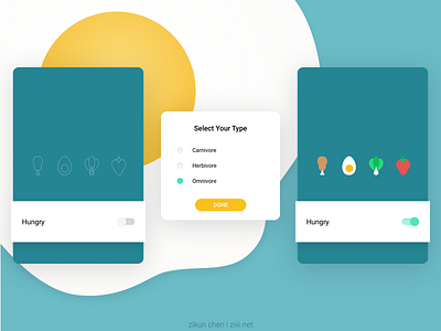 Daily UI #15 On/Off Switch #16 Pop-Up / Overlay