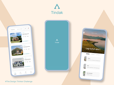 Tindak - Real Estate App clean mobile design real estate travel ui ui design uiux ux design