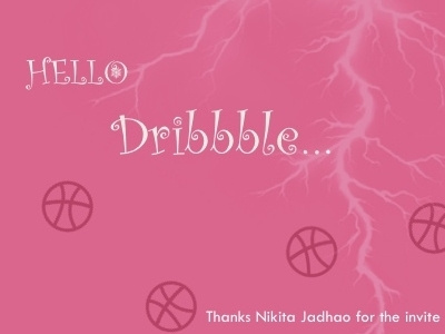 Hello Dribbble...