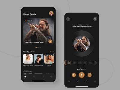 Music App Design