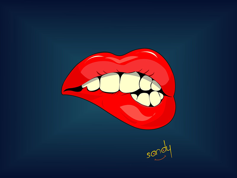 Mad Lips by Sandeep Panchal on Dribbble