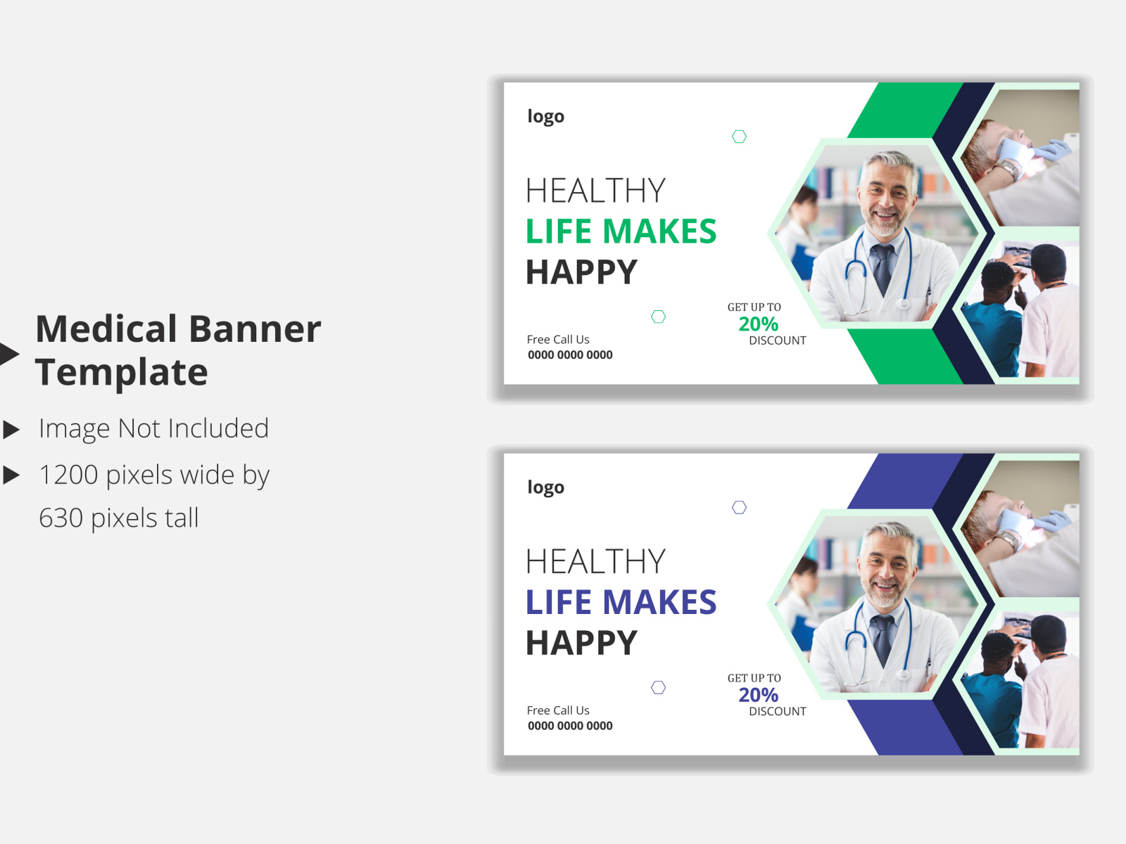 Medical Social Media Post Banner Template by Sohag Miah on Dribbble