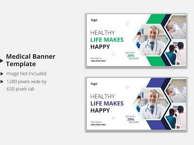 Medical Social Media Post Banner Template prevention