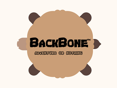 BACKBONE LOGO adventure illustration logo race turtle uxdesign
