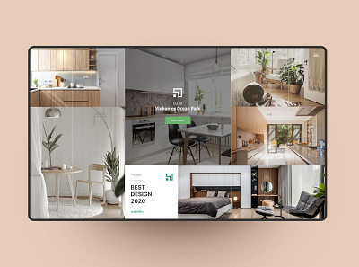 THIEN INTERIOR - Page Project furniture grahic interior ui uiux webdesign