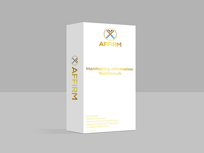 Affirm White premium box product packaging design