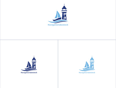 Navigationsbesteck logo design boat logo brand identity branding creative design direction logo finder logo flat logo lighthouse logo logo logodesign minimal logo nautical logo