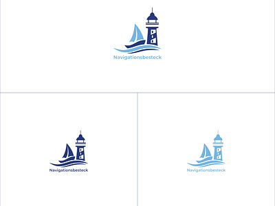 Navigationsbesteck logo design boat logo brand identity branding creative design direction logo finder logo flat logo lighthouse logo logo logodesign minimal logo nautical logo