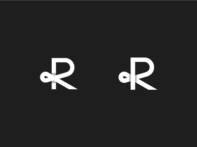 R Lettermark Logo branding creative design grid logo identity logo logomark minimalist r letter r logo simlple typography vector