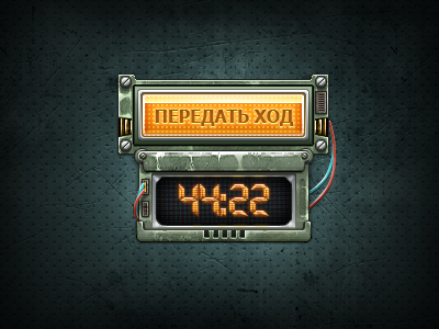 Counter WIP button clock counter game gui interface led metal pixel perfect timer ui wire