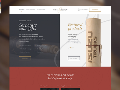 Gifts are better with wine app design e commerce grid icon magento menu navigation shop ui web wine