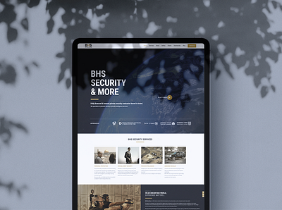 Security company web design branding design graphic design ui web web design