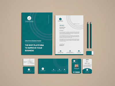 Corporate Branding Stationery agency branding business card card design corporate creative design envelope design folder design graphic design id card design identity branding identity design invoice design letterhead design logo print design stationery design