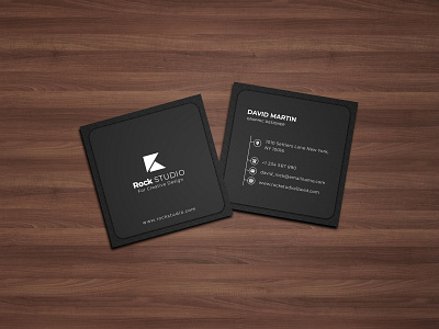 Simple Square Business Card