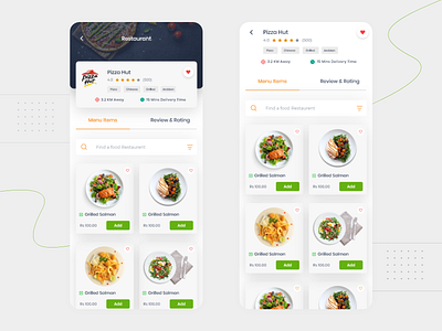 Food App - view restaurant