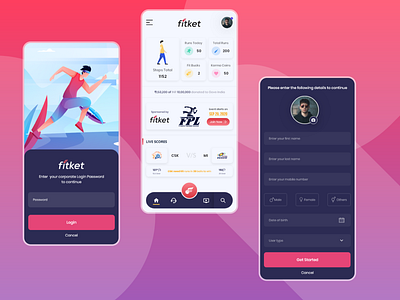 Sports App - Fitket