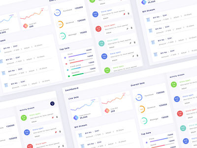 Dashboard app clean design flat icon mobile online ui ux web