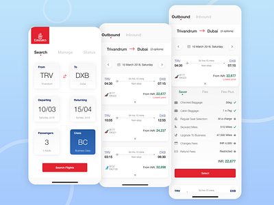 Emirates Flight App Redesign Concept app concept design emirates flight ios iphonex travel ui ux