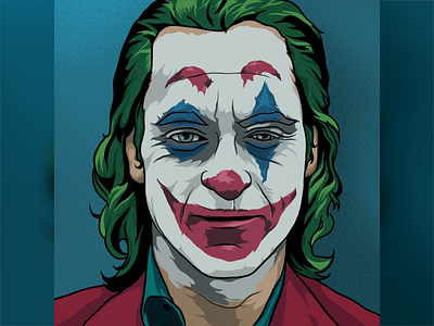 Joker art comics design illustration ipad procreate