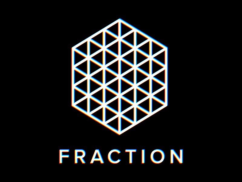 Fraction Logo V2 By Christian Bundy On Dribbble