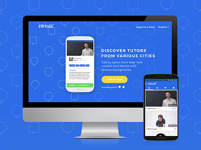 Ziktalk Website & Mobile Design