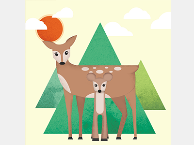 Babyfriends March Photobook Cover deer