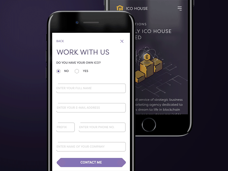 ICO HOUSE - Contact form