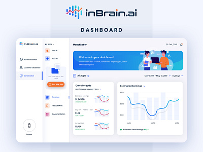 Analytics Dashboard For Tech Company clean design flat minimal photoshop ui ux vector web website