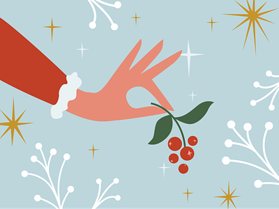 Nikolaustag notes christmas design holidays illustration mistletoe object santa santaclaus snow stars vector