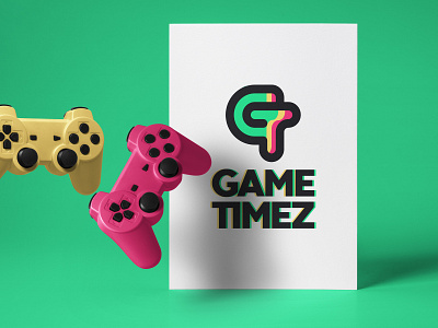 Game Timez clean colorful game industry gamer logo logo 2d logodesign vector