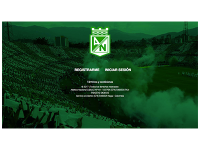 Proyecto Atlético Nacional web