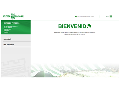 Proyecto Atlético Nacional web
