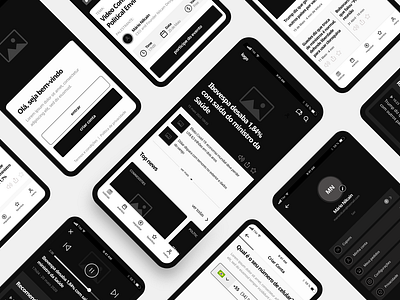 Finance App - Market News | Wireframe adobexd analysis b3 bloomberg brazil data design financial news news app newsfeed newsletter newspaper noticias scribble sketch uberlândia ui ux wireframe