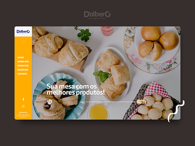 New website - Dalbero Produtos Alimentícios alimentos brazil design industry interface new newwebsite queijo salgados uberlandia uberlândia ui ux uxdesign website