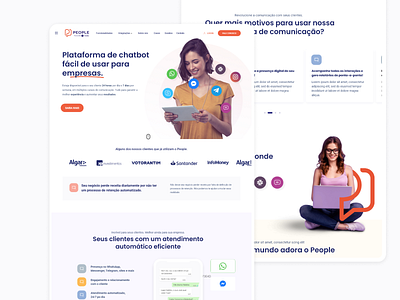 Web site people chat bot brazil bubble cedrotech chat chat app chat box chatbot chatting conversational ui design microsoft teams people uberlandia uberlândia ui ux website workplace