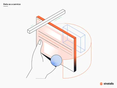 Stratalis - Data as a service illustration design flat flatillustration graphic graphic design illustration isometric lineillustration minimal ui ux vector website