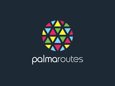 Palmaroutes branding logo