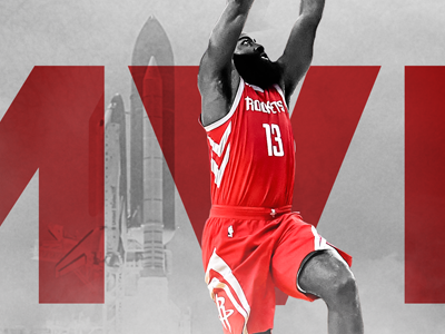 MVP Alternate athlete basketball design graphic harden houston marketing mvp nba rockets sports