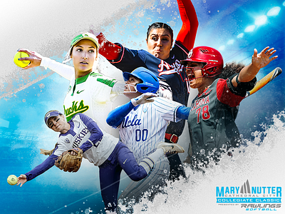 Mary Nutter advertisement athletes campaign design graphic graphic design marketing photoshop softball sport tournament