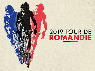 2019 Tour de Romandie athlete bikes cycling design graphic graphic design halftone marketing race romandie sports tour